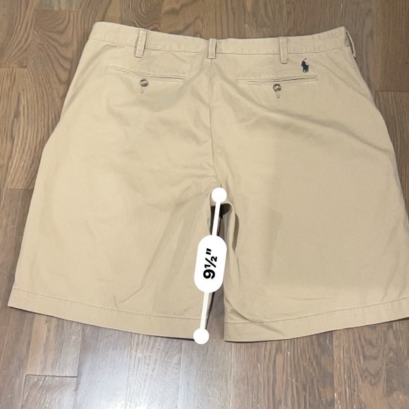 POLO Ralph Lauren Men's Relaxed Fit Twill 10" or 9.1/2” Shorts size 38 khaki - Picture 11 of 11